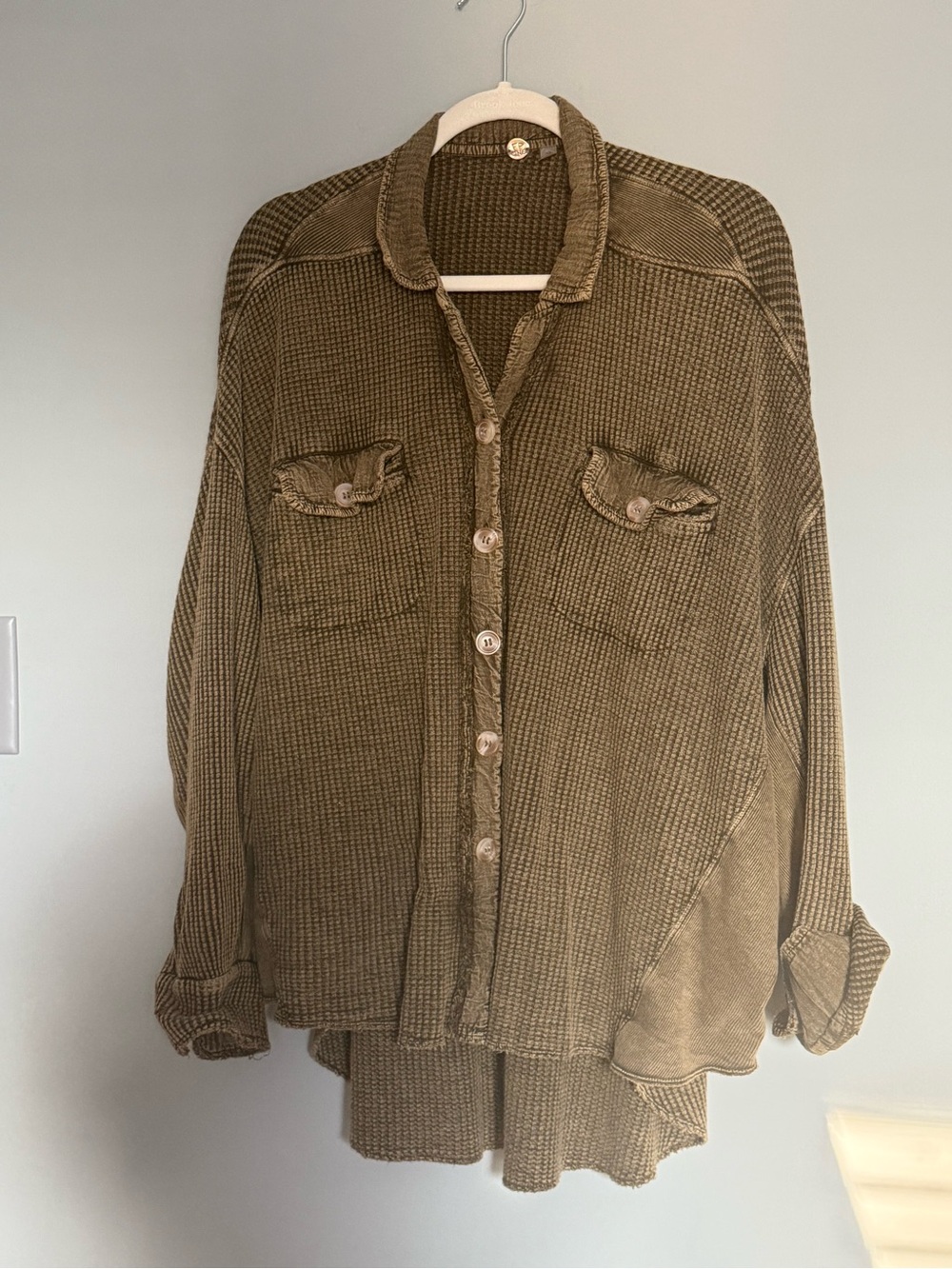 Free People One Scouts Shirt Jacket Size Small